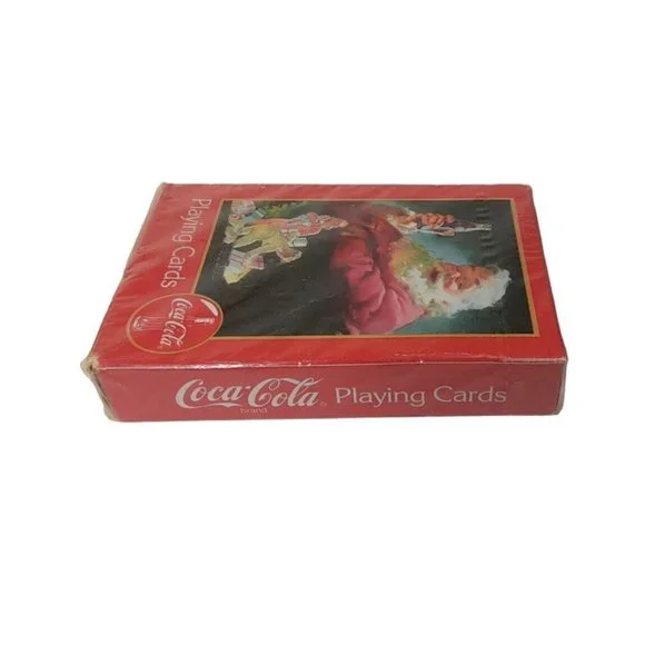 Vintage‎ 1996 Coca Cola Coke Santa Claus Christmas Red Playing Cards Seal… - Picture 5 of 8